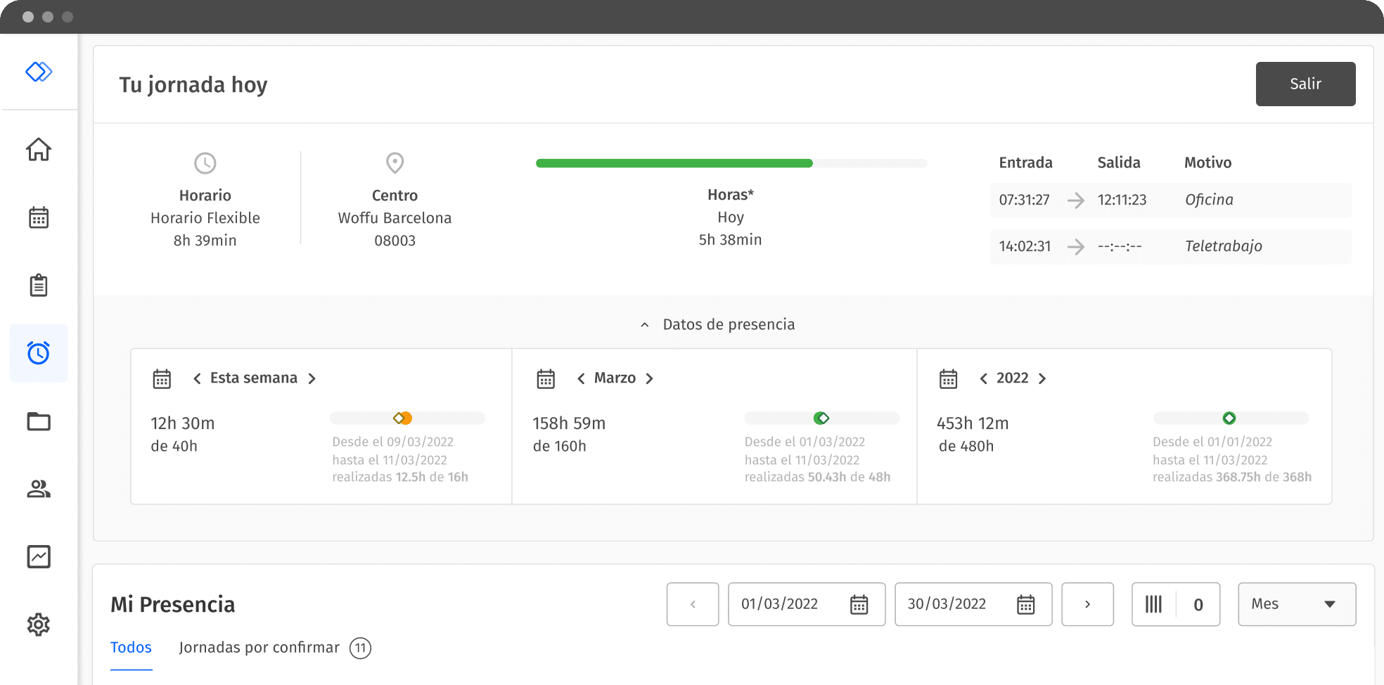 Imagen oficial de Woffu para control horario y registro de jornada